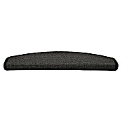 Stufenmatte Sisal (65 x 23,5 cm, Schwarz, Halbrund) | BAUHAUS
