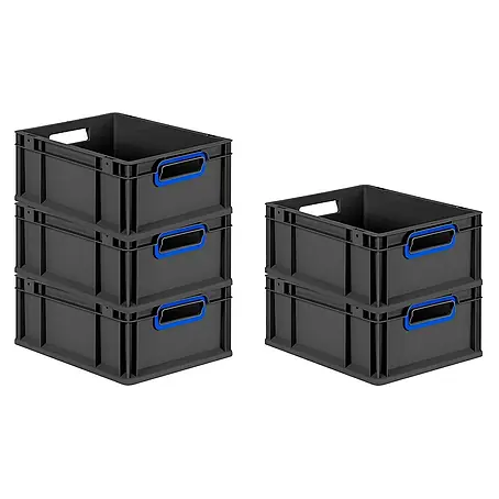 Proregal  Euroboxen-Set 5x Eurobox NextGen Color