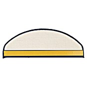 Stufenmatte Sisal (65 x 23,5 cm, Blau, Halbrund) | BAUHAUS