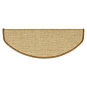 Stufenmatte Sisal (65 x 23,5 cm, Natur, Halbrund) | BAUHAUS