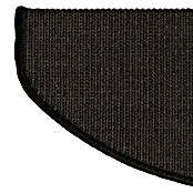 Stufenmatte Sisal (65 x 23,5 cm, Schwarz, Halbrund) | BAUHAUS