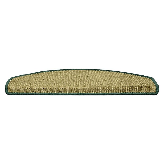 Stufenmatte Sisal (65 x 23,5 cm, Grün, Halbrund) | BAUHAUS