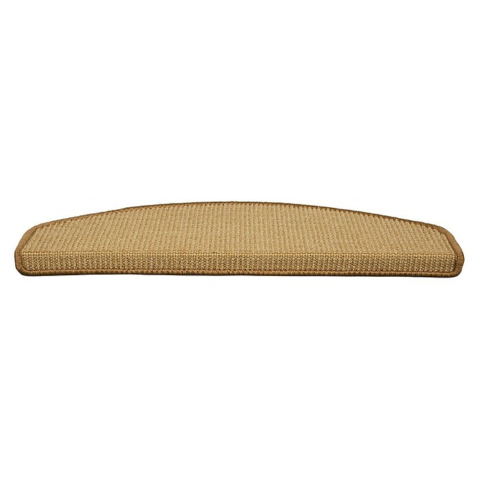 Stufenmatte Sisal (65 x 23,5 cm, Natur, Halbrund) | BAUHAUS