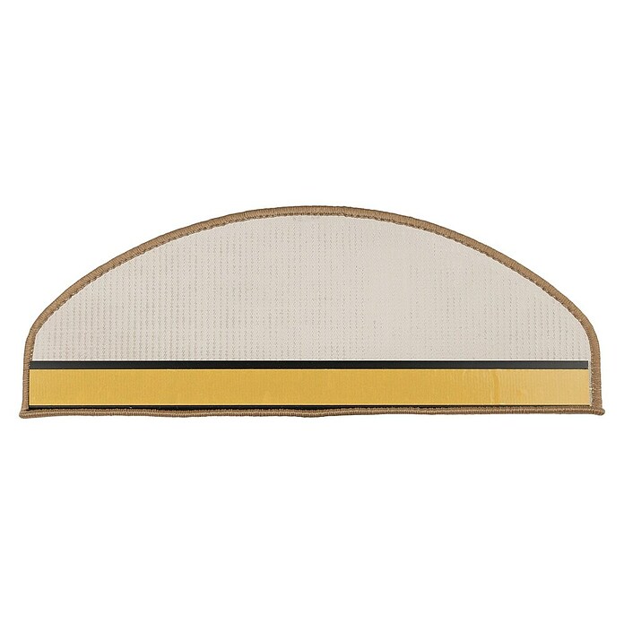 Stufenmatte Sisal (65 x 23,5 cm, Natur, Halbrund) | BAUHAUS