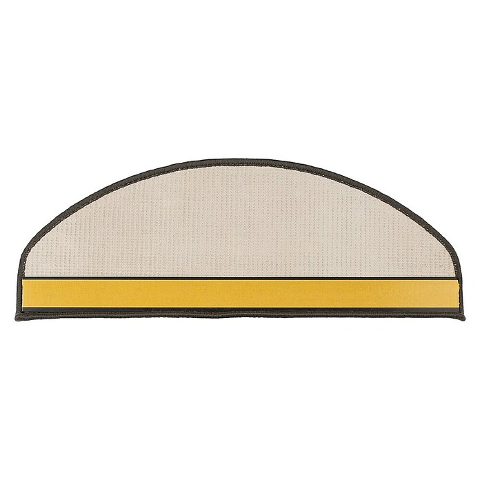 Stufenmatte Sisal (65 x 23,5 cm, Grau, Halbrund) | BAUHAUS