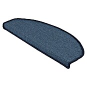 Stufenmatte Sisal (65 x 23,5 cm, Blau, Halbrund) | BAUHAUS