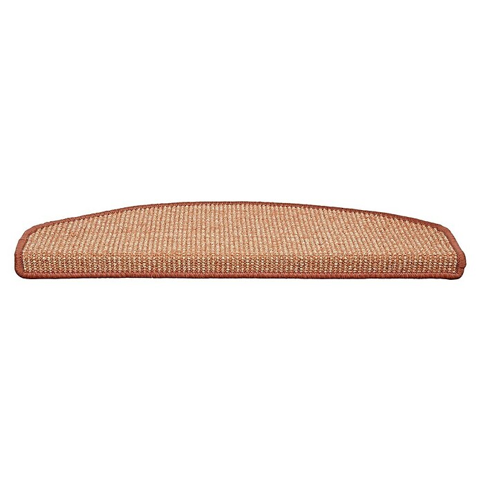 Stufenmatte Sisal (65 x 23,5 cm, Apricot, Halbrund) | BAUHAUS