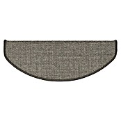 Stufenmatte Sisal (65 x 23,5 cm, Grau, Halbrund) | BAUHAUS