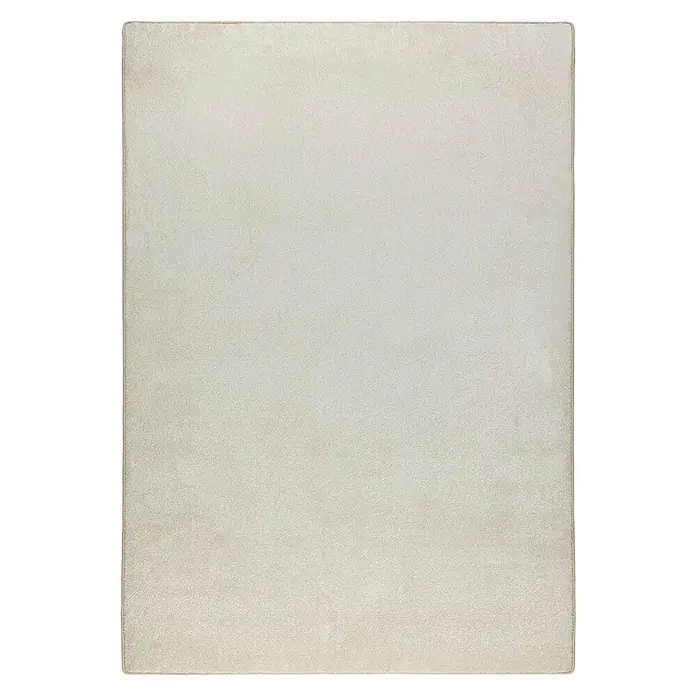Kurzflorteppich Sundae - Creme, 200 x 200 cm, 100 % Polypropylen - Detailaufnahme eines Teppichs in sanften Beigetönen, der durch seine feine Textur und schlichte Eleganz besticht. Perfekt für ein stilvolles Ambiente.
