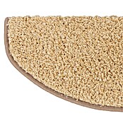 Stufenmatte Shaggy (65 x 23,5 cm, Beige, Halbrund) | BAUHAUS