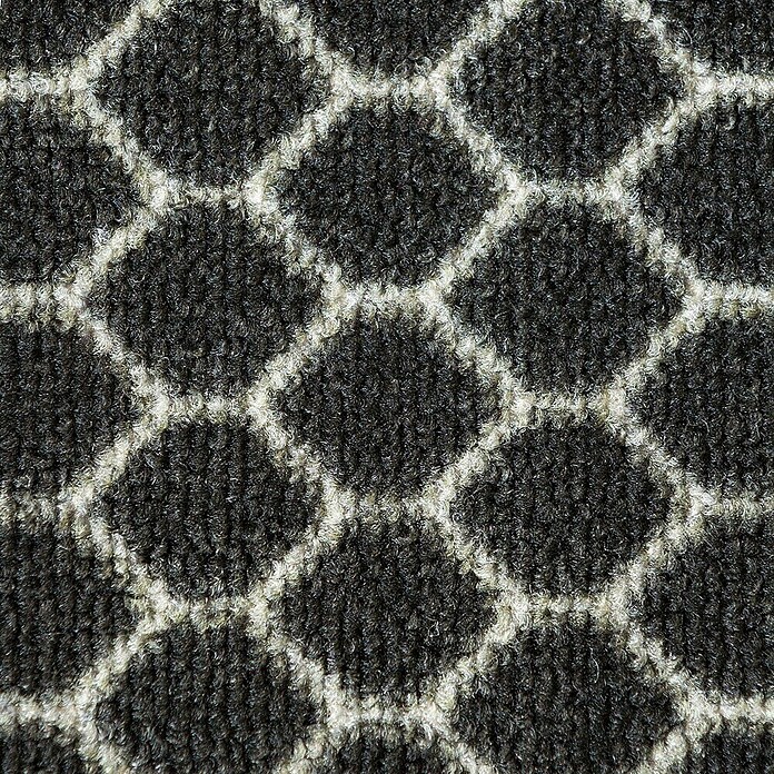 Teppichläufer Dundalk (Schwarz/Weiß, 150 x 80 cm, 100 % Polyamid) | BAUHAUS