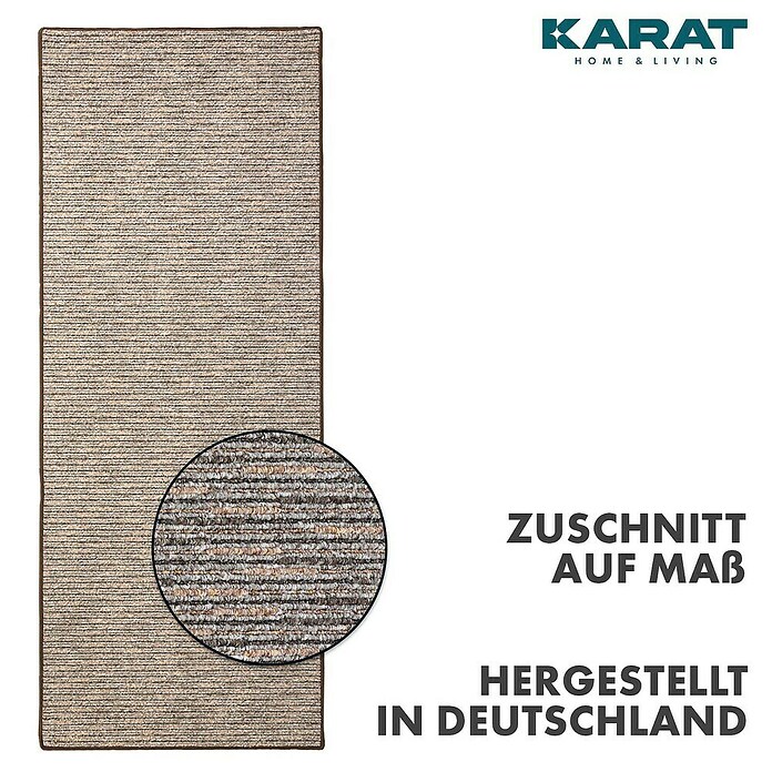 Flachgewebeteppich Geneva (Braun, 400 x 80 cm, 100 % Polypropylen) | BAUHAUS