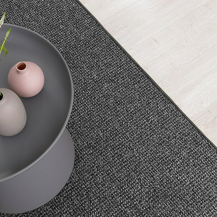 Flachgewebeteppich Carlton (Anthrazit, 100 x 50 cm, 100 % Polypropylen) | BAUHAUS