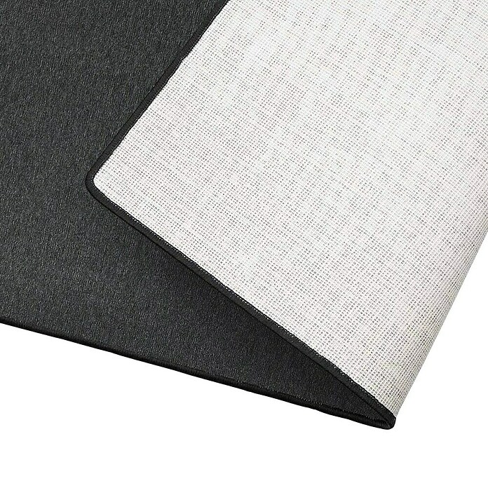 Flachgewebeteppich London (Anthrazit, 400 x 100 cm, 100 % Polypropylen) | BAUHAUS