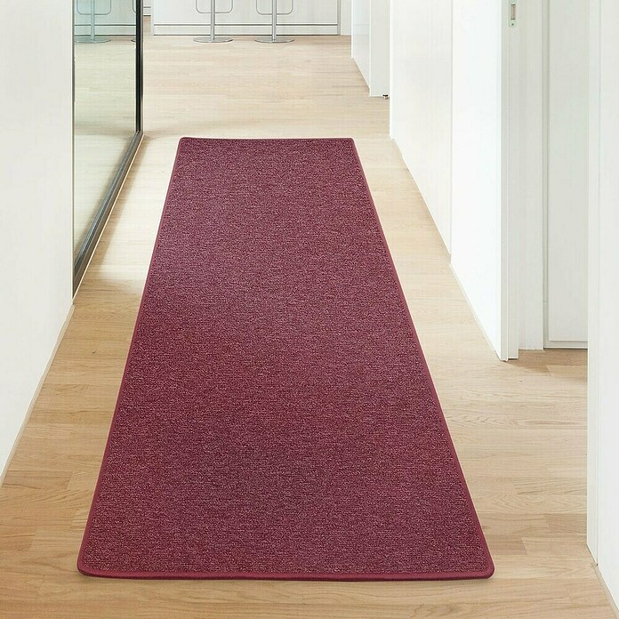 Flachgewebeteppich London (Weinrot, 500 x 200 cm, 100 % Polypropylen) | BAUHAUS