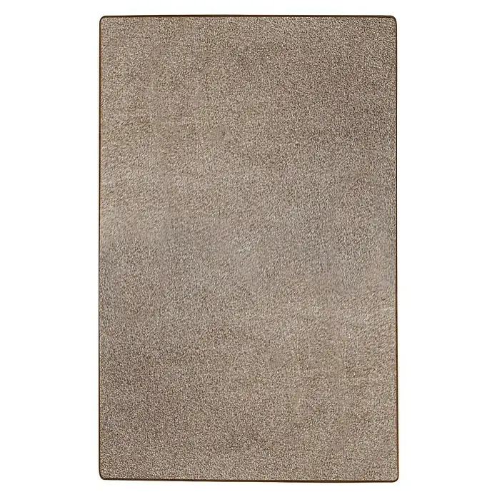 Kurzflorteppich Lyon - Braun, 450 x 80 cm, 100 % Polypropylen - Rechteckiger Teppich mit Textur in Beige und Braun. Geeignet für Wohnräume, Schlafzimmer und Büros für ein gemütliches Ambiente.