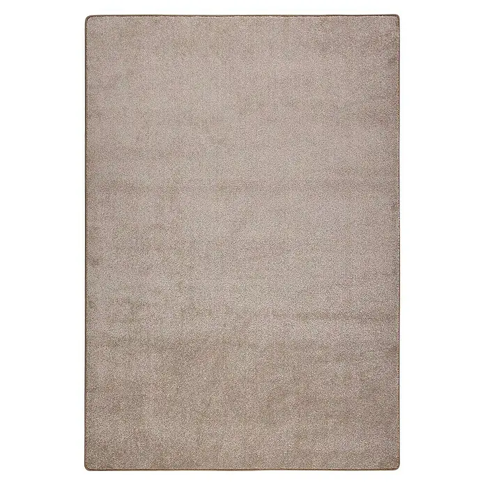 Kurzflorteppich Sundae - Beige, 200 x 200 cm, 100 % Polypropylen - Ein hochfloriger, beigefarbener Teppich, der Wärme und Komfort in jeden Raum bringt. Perfekt für ein gemütliches Ambiente in Ihrem Zuhause.