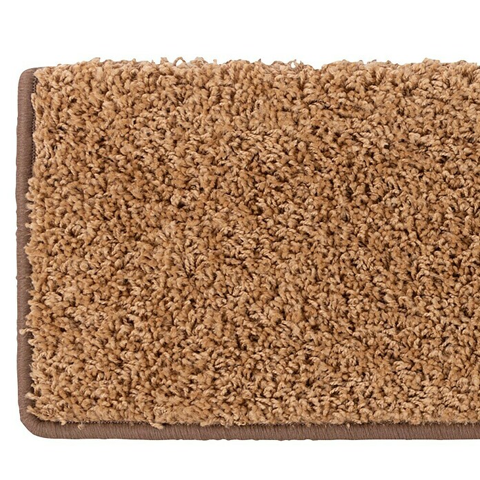 Stufenmatte Shaggy (65 x 23,5 cm, Hellbraun, Rechteck) | BAUHAUS