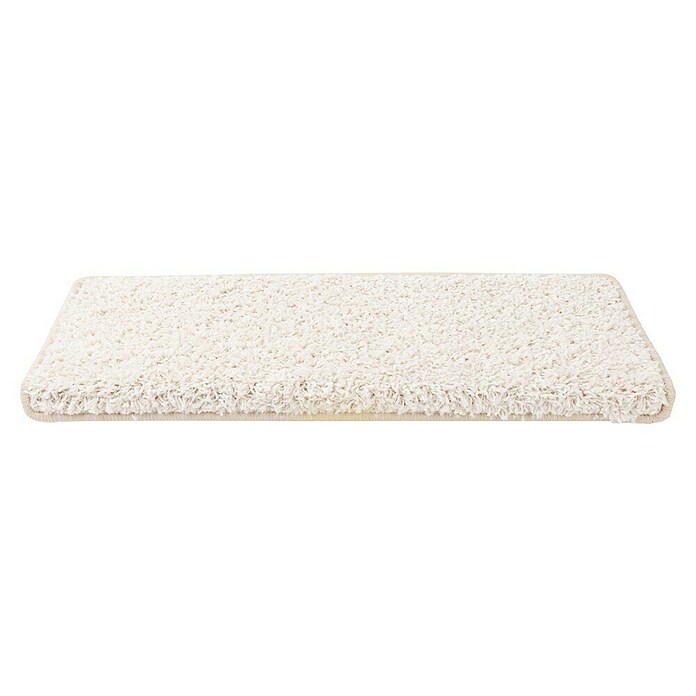 Stufenmatte Shaggy (65 x 23,5 cm, Creme, Rechteck) | BAUHAUS