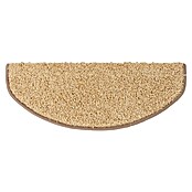 Stufenmatte Shaggy (65 x 23,5 cm, Beige, Halbrund) | BAUHAUS