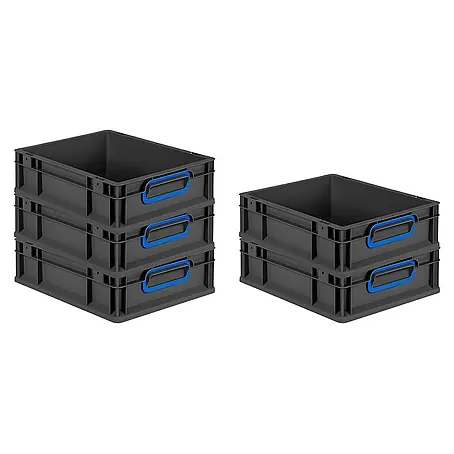 Proregal  Euroboxen-Set 5x Eurobox NextGen Color