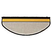 Stufenmatte Shaggy (65 x 23,5 cm, Dunkelbraun, Halbrund) | BAUHAUS