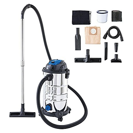 Scheppach Elektro-Nass- & Trockensauger VC30 Premium (1 500 W, Behältervolumen: 30 l, Halbautomatisch)