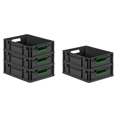 Proregal  Euroboxen-Set 5x Eurobox NextGen Color