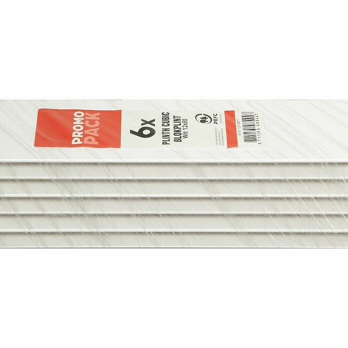 CanDo Muurplint Multipack (240 cm x 12 mm x 80 mm, MDF) | BAUHAUS
