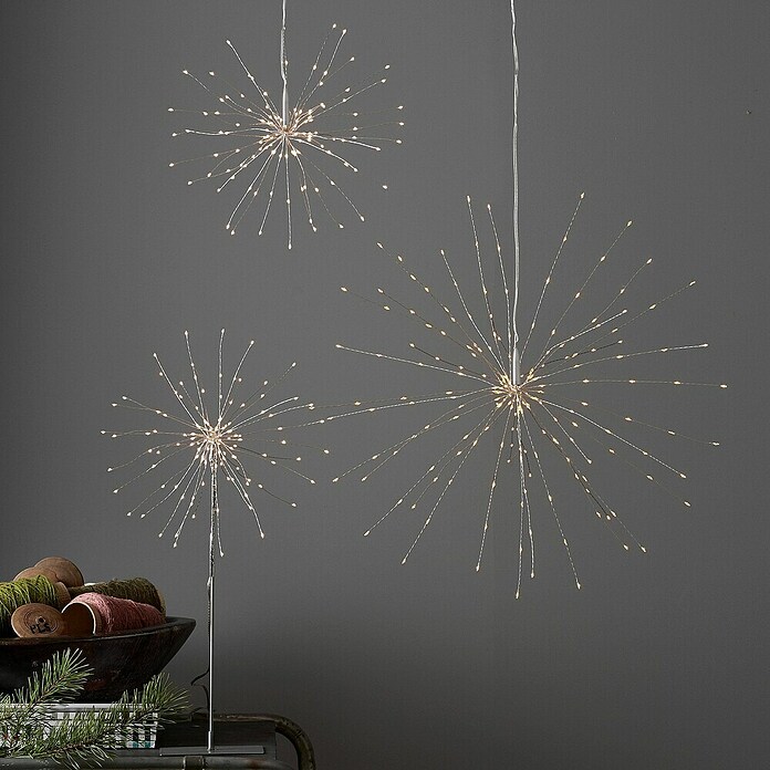 Eglo Lámpara colgante LED redonda Destellos (7,2 W, Ø x Al: 26 x 26 cm, Blanco frío, Número de bombillas: 120 ud.) | BAUHAUS
