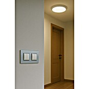Bticino Living Light Marco (Plateado, x 2, Plástico, Montaje en la pared)