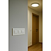 Bticino Living Light Marco (Blanco, x 3, Plástico, Montaje en la pared)