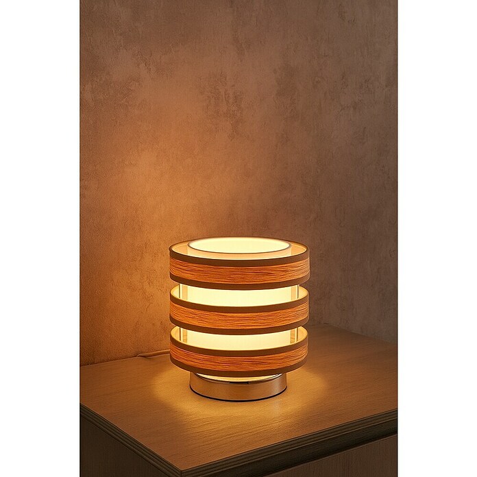 Tween Light Piano Lámpara de sobremesa redonda (40 W, Ø x Al: 20 x 18 cm, Beige, E27) | BAUHAUS