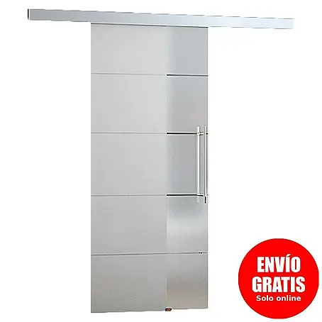 Futurbath  Puerta corredera de vidrio Nepal Serigrafiada