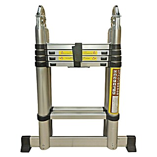 Teleskopska lestev (10 kos, Prilagoditev dolžine: 86 cm - 3,2 m)