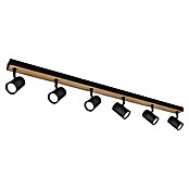 Globo Deckenstrahler Robby (35 W, L x B x H: 1 150 x 60 x 120 mm, Graphit/Holzoptik/Schwarz, GU10) | BAUHAUS