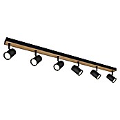 Globo Deckenstrahler Robby (35 W, L x B x H: 1 150 x 60 x 120 mm, Graphit/Holzoptik/Schwarz, GU10) | BAUHAUS