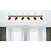Globo Deckenstrahler Robby (35 W, L x B x H: 1 150 x 60 x 135 mm, Holzoptik/Schwarz, GU10) | BAUHAUS