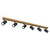Globo Deckenstrahler Robby (35 W, L x B x H: 1 150 x 60 x 135 mm, Holzoptik/Schwarz, GU10) | BAUHAUS