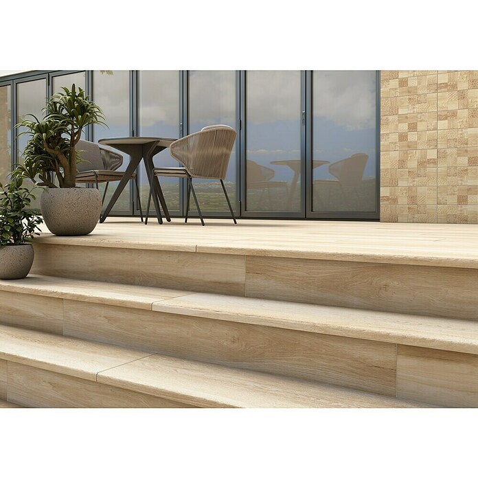Tau ceramica Keramische tegel Bohars Camel (20 x 120 cm, Camel, Mat) | BAUHAUS