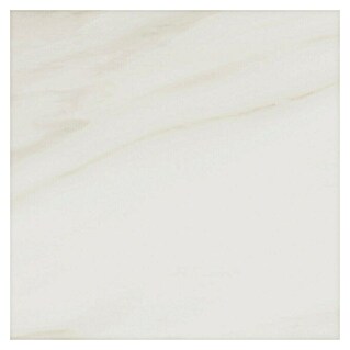 Tau ceramica Keramische tegel Bergamo White (60 x 60 cm, Wit, Mat)