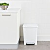 Tatay Cubo con pedal Millenium (23 l, Blanco, Plástico)