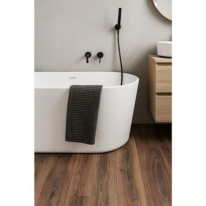 LOGOCLIC Aquaprotect Laminado Roble Renaissance (1.288 x 195 x 12 mm, Roble Renaissance, AC5, Resistente al agua) | BAUHAUS
