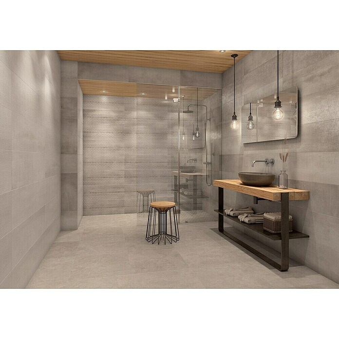 Tau ceramica Keramische tegel Channel Sand (25 x 75 cm, Sand, Mat) | BAUHAUS