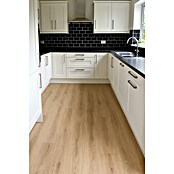 LOGOCLIC Aquaprotect Laminado Roble Sterling (1.288 x 195 x 8 mm, Roble Sterling, AC4, Resistente al agua) | BAUHAUS