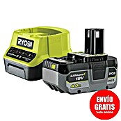 Ryobi ONE+ Batería y cargador (18 V, 1 batería, 4 Ah) | BAUHAUS