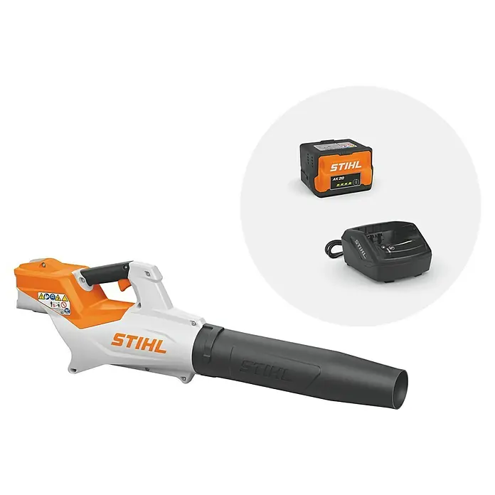 Stihl Akku-Laubbläser BGA 50 AK-System - 36 V, 1 Akku, Blasgeschwindigkeit: 55 m/s - Akkubetriebener Laubbläser von Stihl mit Akku und Ladegerät. Ideal für die Gartenarbeit.