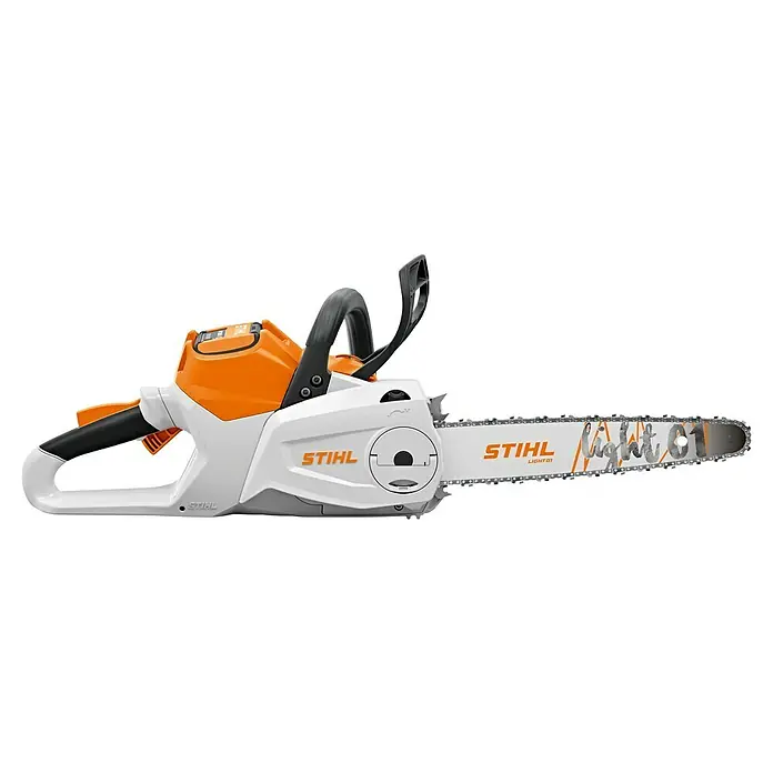 Stihl Akku-Kettensäge MSA 200 - 36 V, Li-Ionen, Ohne Akku, Schwertlänge: 30 cm - Eine Stihl Akku-Kettensäge, ideal für Baumpflege. Präzise und leicht, perfekt für den privaten Gebrauch mit hoher Leistung und Zuverlässigkeit.