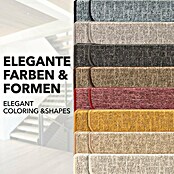 Stufenmatte Alto (65 cm x 23,5 cm x 8 mm, Anthrazit, Halbrund) | BAUHAUS