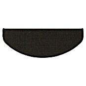 Stufenmatte Sisal (65 x 23,5 cm, Schwarz, Halbrund) | BAUHAUS